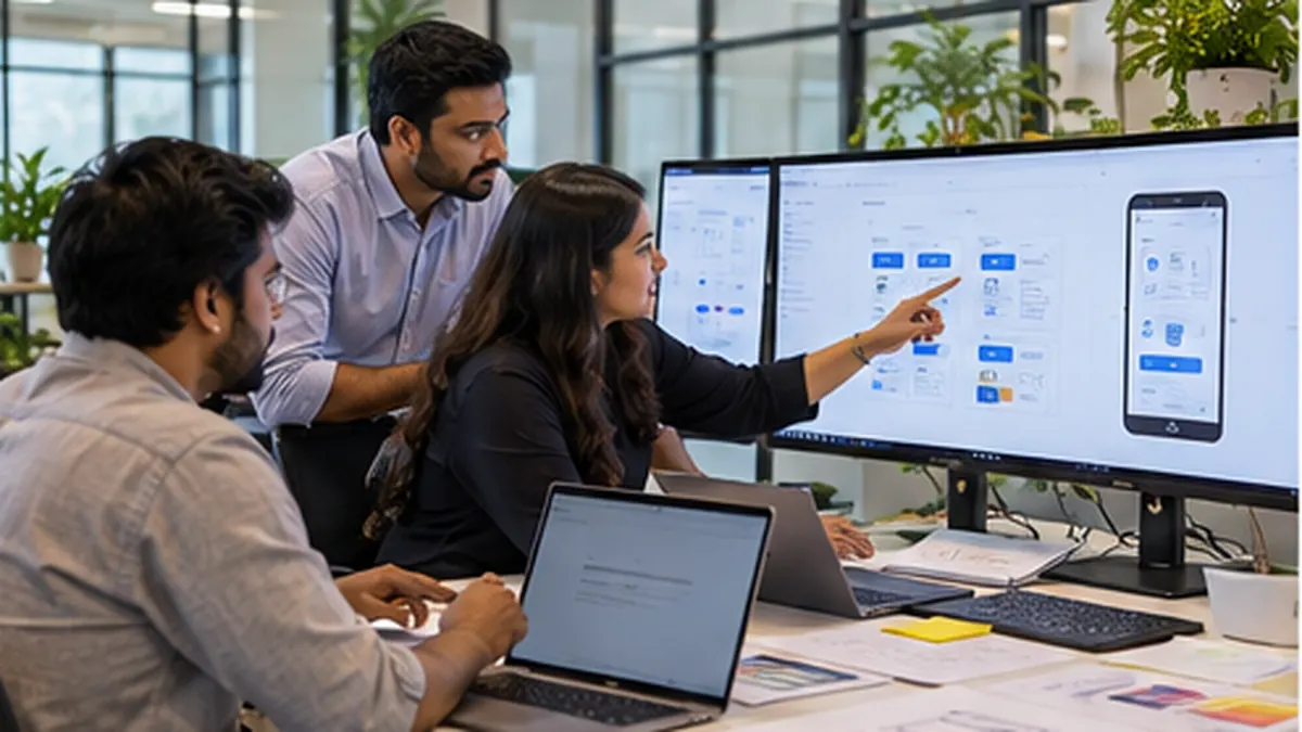 Custom Software Development India Vendor Evaluation Guide planning visual for D&D Technology