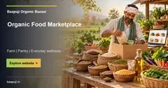 Baapuji Organic Bazaar website preview